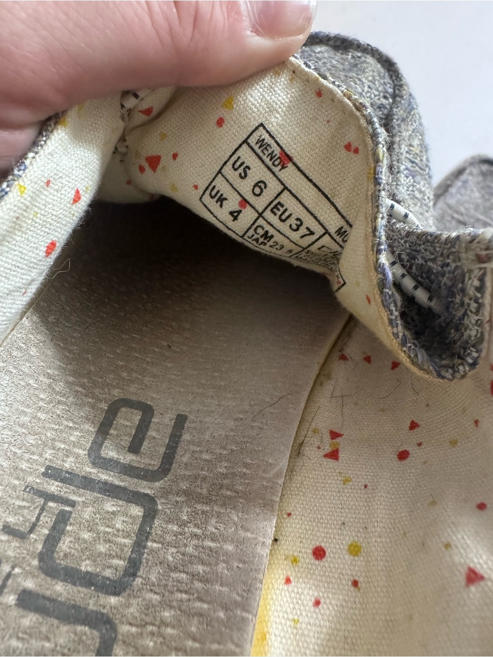 Hey Dude Women's Heather Gray Slip-On Loafers - Picture 2 of 2